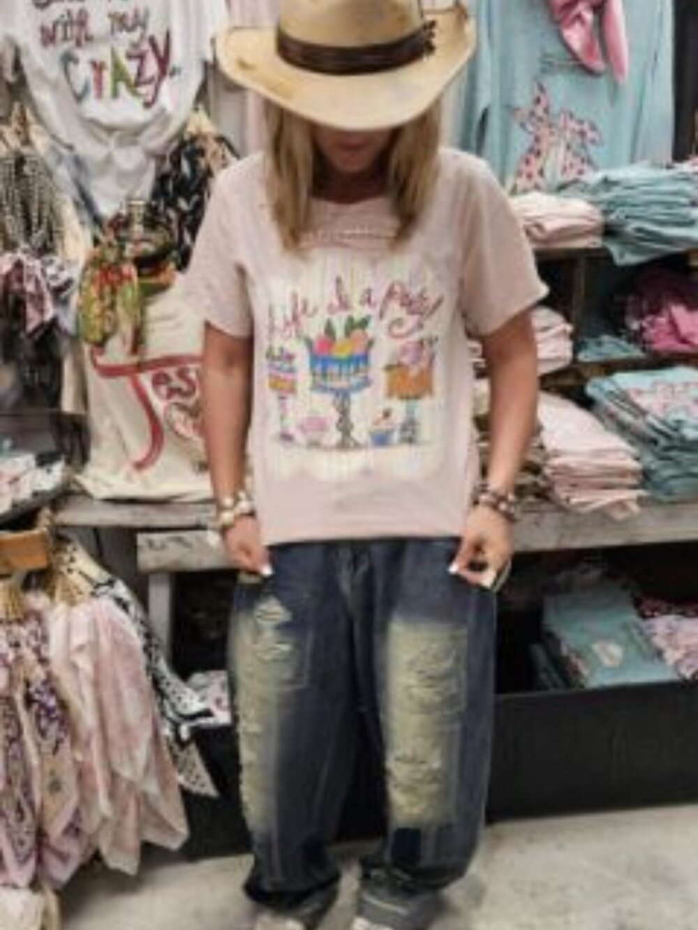 NWT Rare Bird Life is a Party Tee